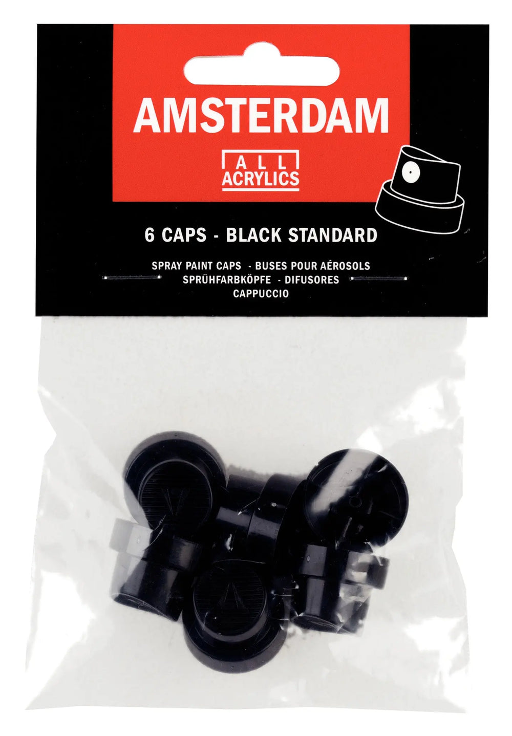 Amsterdam Standardkappen Sprühfarbe 6x Amsterdam