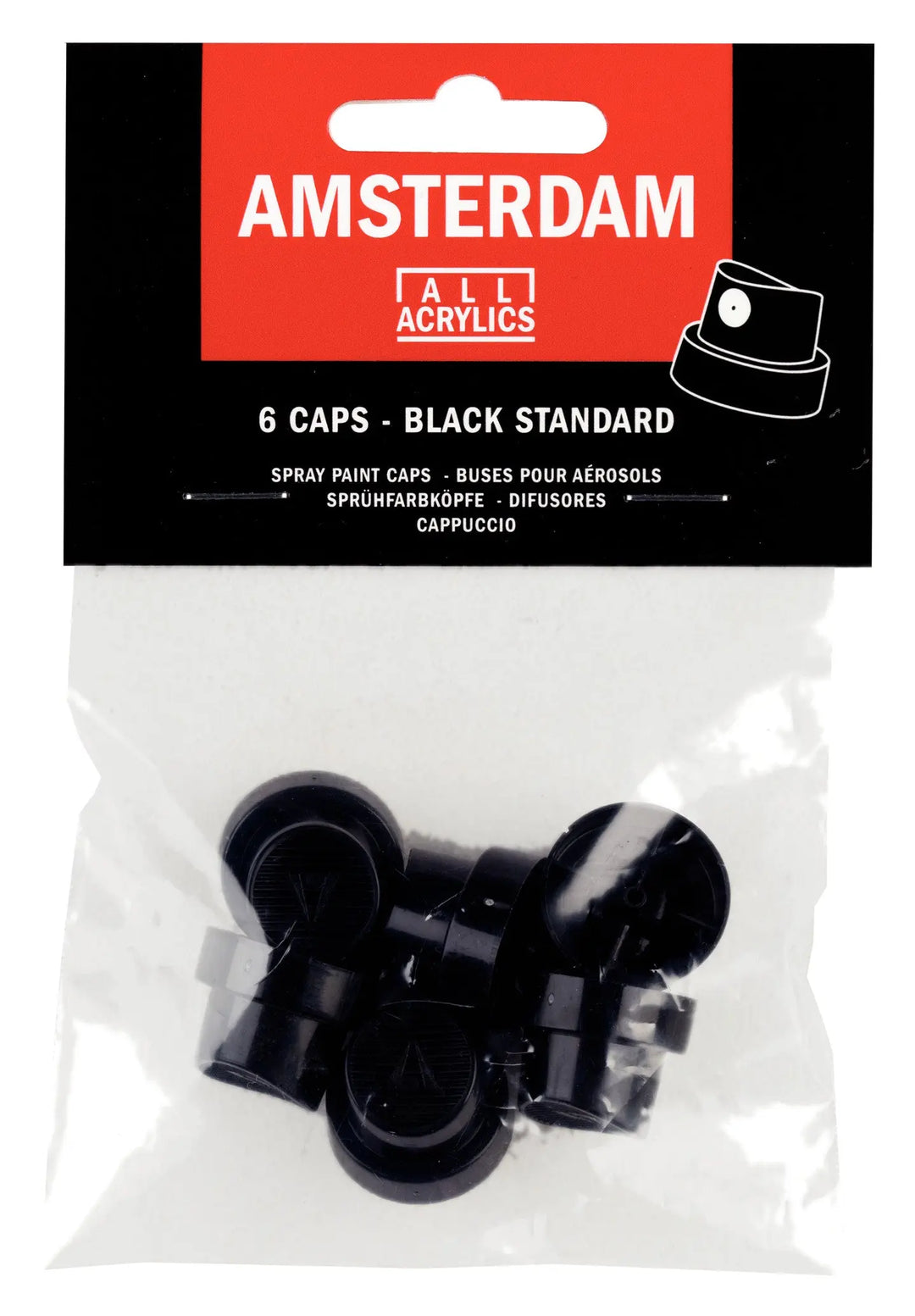 Amsterdam Standardkappen Sprühfarbe 6x Amsterdam