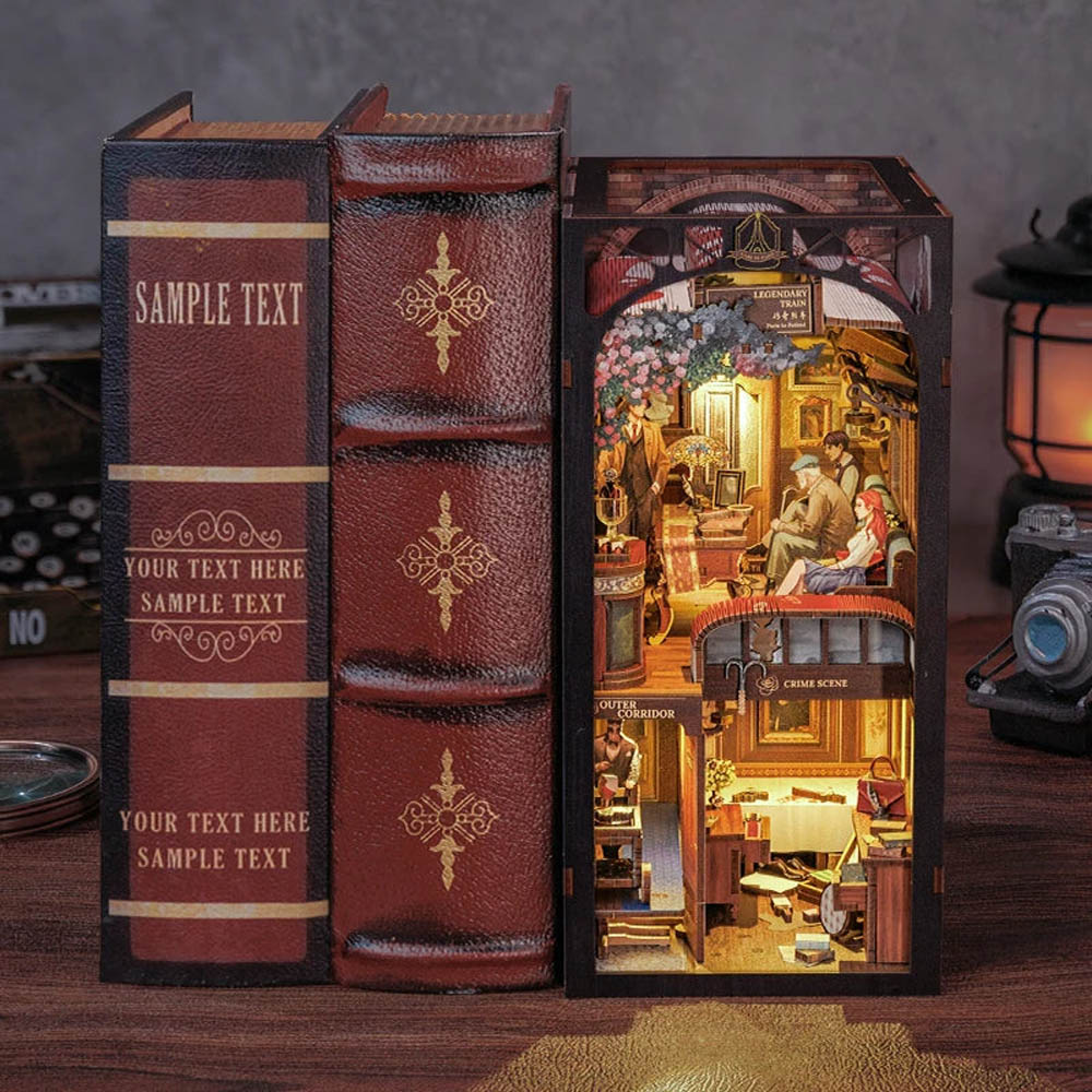 Figured'Art Book Nook Zugmysterium 23x18x11cm - Kidis Art