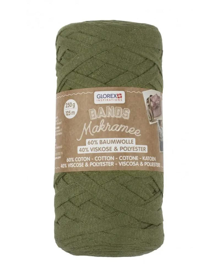 Bands Makramee 250g oliv