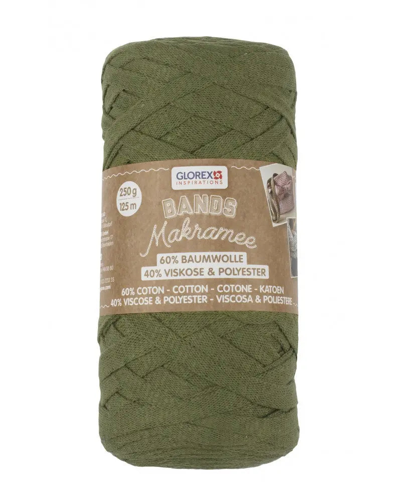 Bands Makramee 250g oliv
