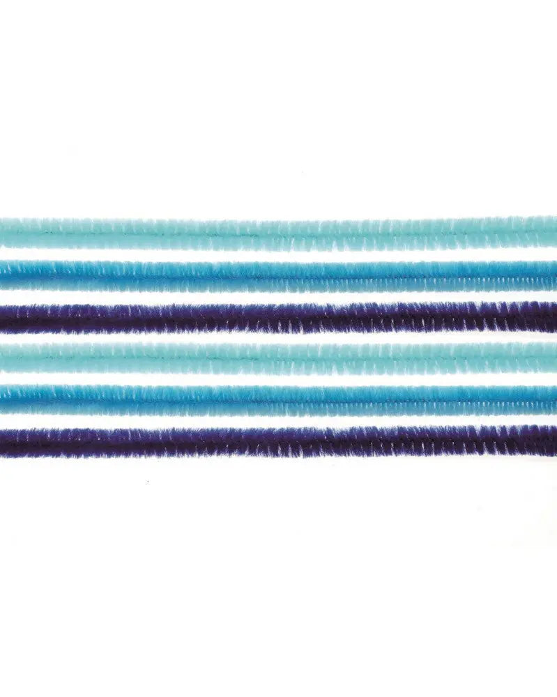 Biegeplüsch Mix 10 Stück, 50 cm Blautöne