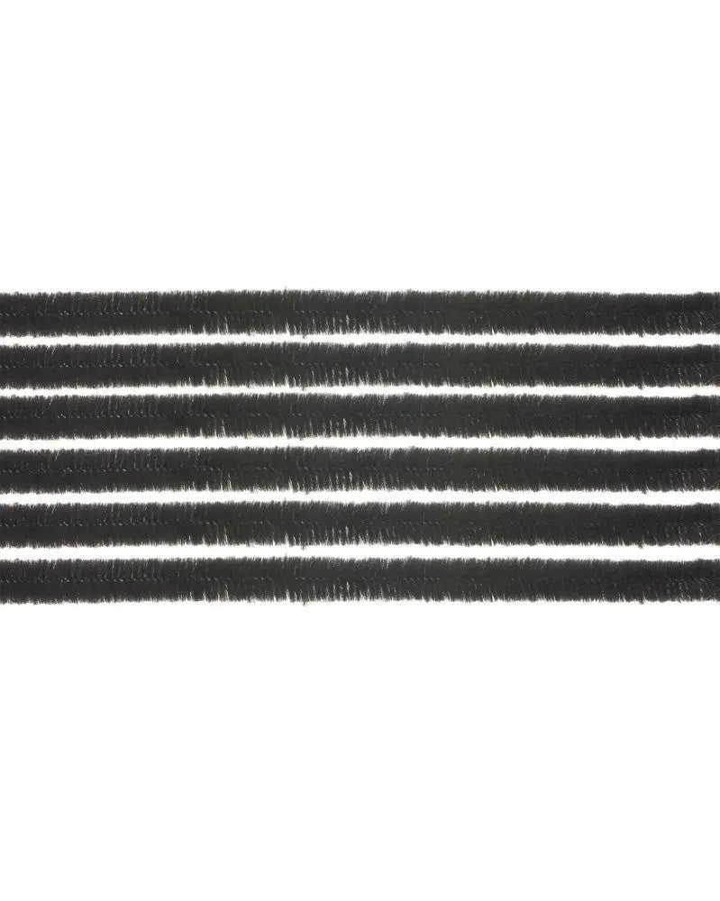 Biegeplüsch schwarz 10St 50cm