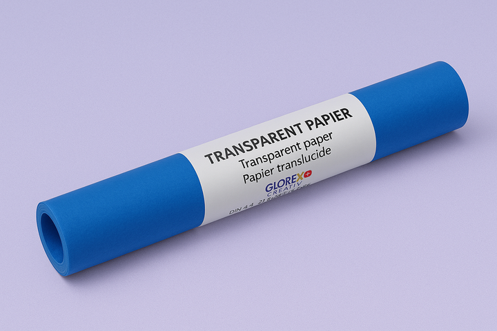 Transparentpapier blau 1 Rolle - Kidis Art