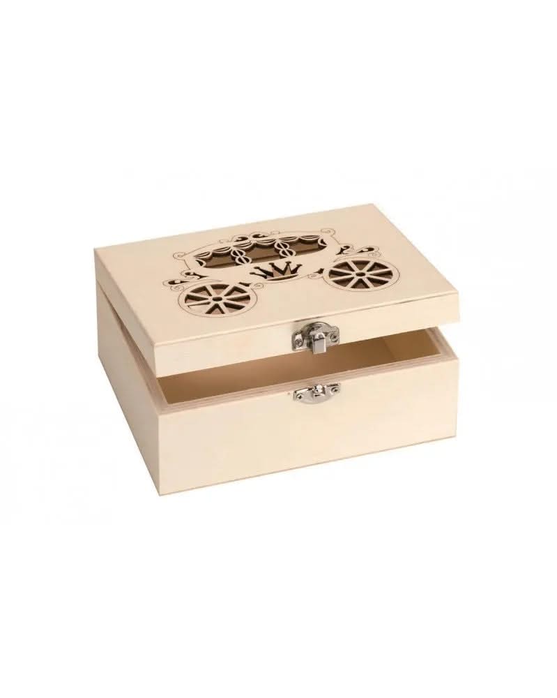 Box rechteckig Holz 17x12x8cm - Kidis Art