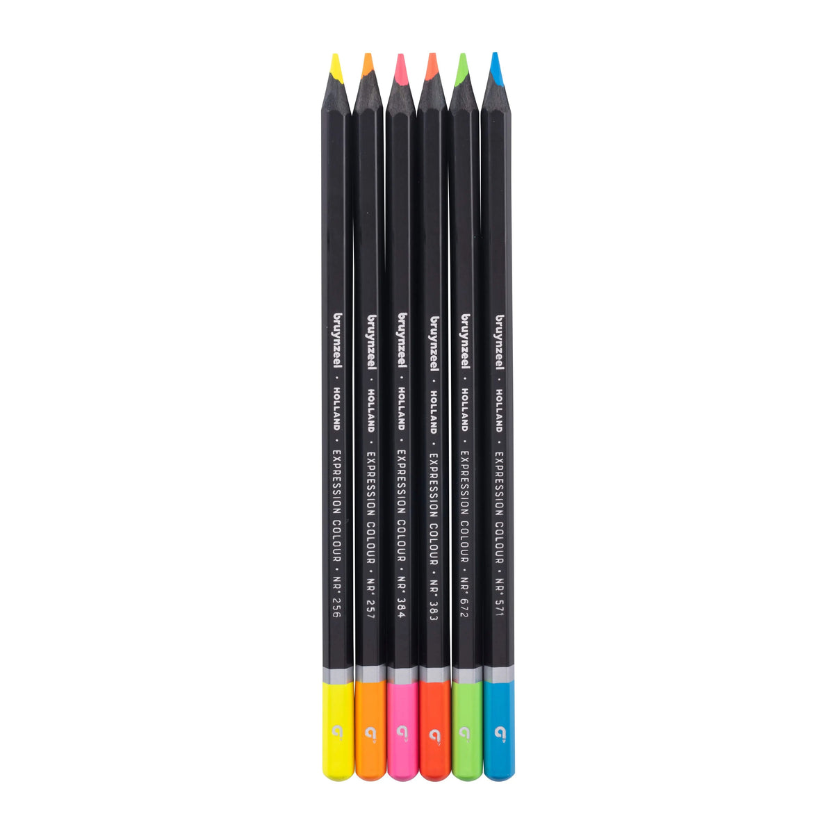 Bruynzeel Expression Farbstifte Neonfarben Metalletui 6 Stück - Kidis Art