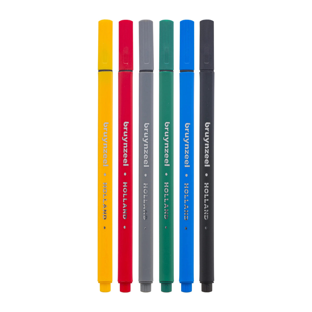Bruynzeel Fineliner Set Basis 6 Farben - Kidis Art