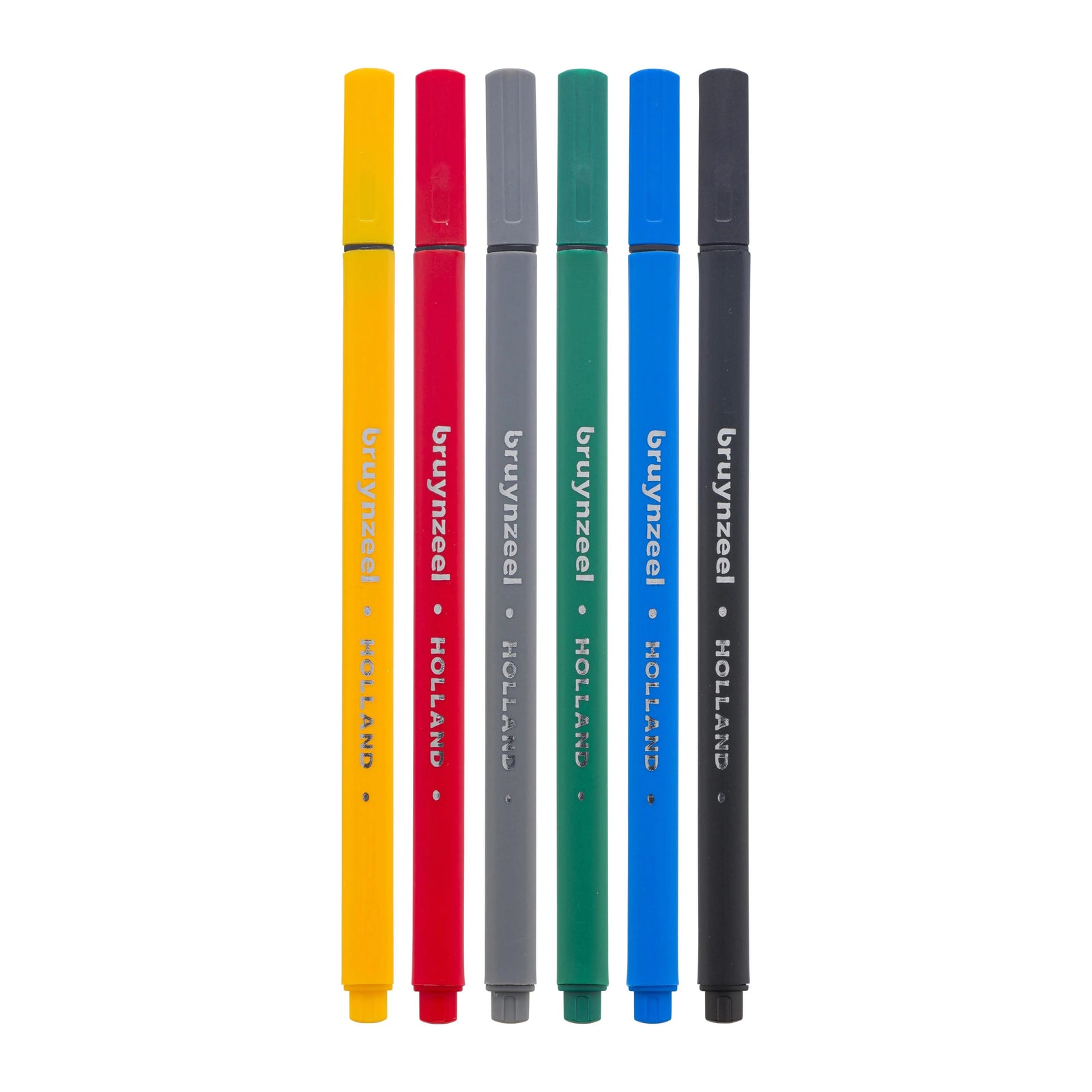 Bruynzeel Fineliner Set Basis 6 Farben - Kidis Art