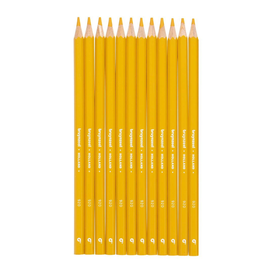 Bruynzeel Super Farbstifte in Gelb 12er Set