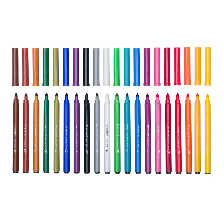 Bruynzeel Super Point-Fasermaler Set | 20 Farben Bruynzeel