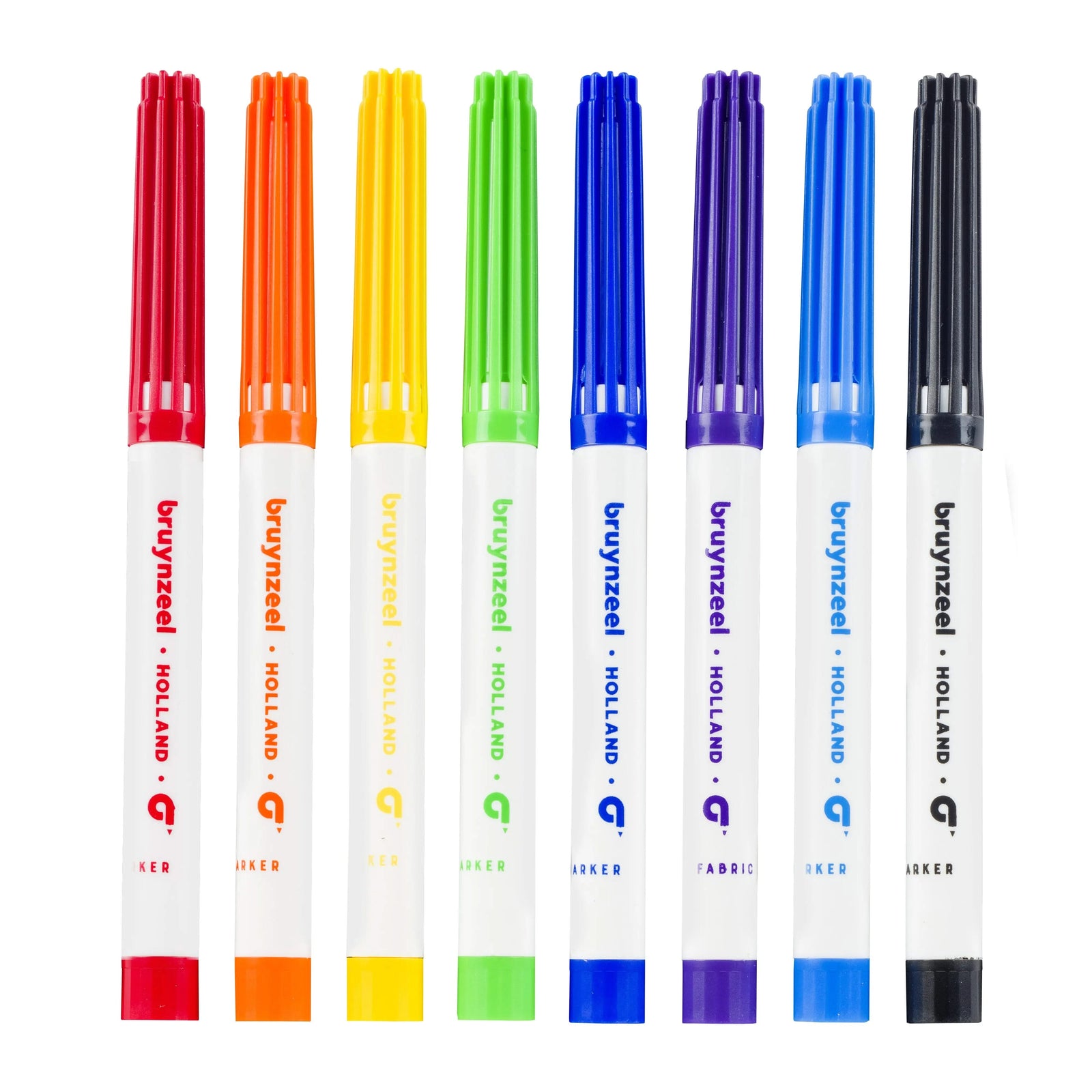 Bruynzeel textilstifte set 8 - Kidis Art