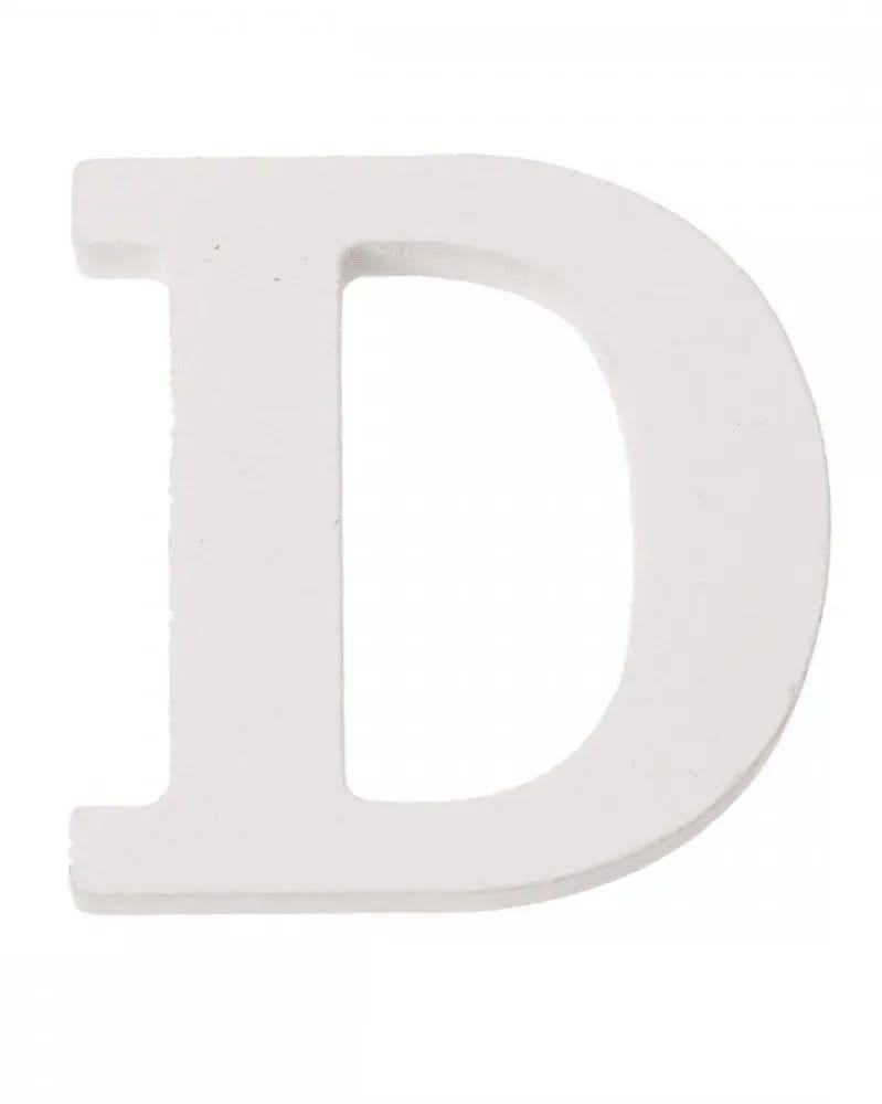 Buchstabe D, 5,5x0,9cm 1Stk. MDF - Kidis Art