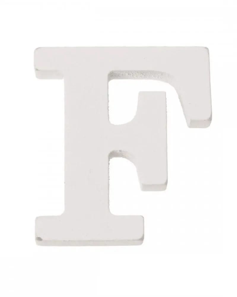 Buchstabe F, 5,5x0,9cm 1Stk. MDF - Kidis Art