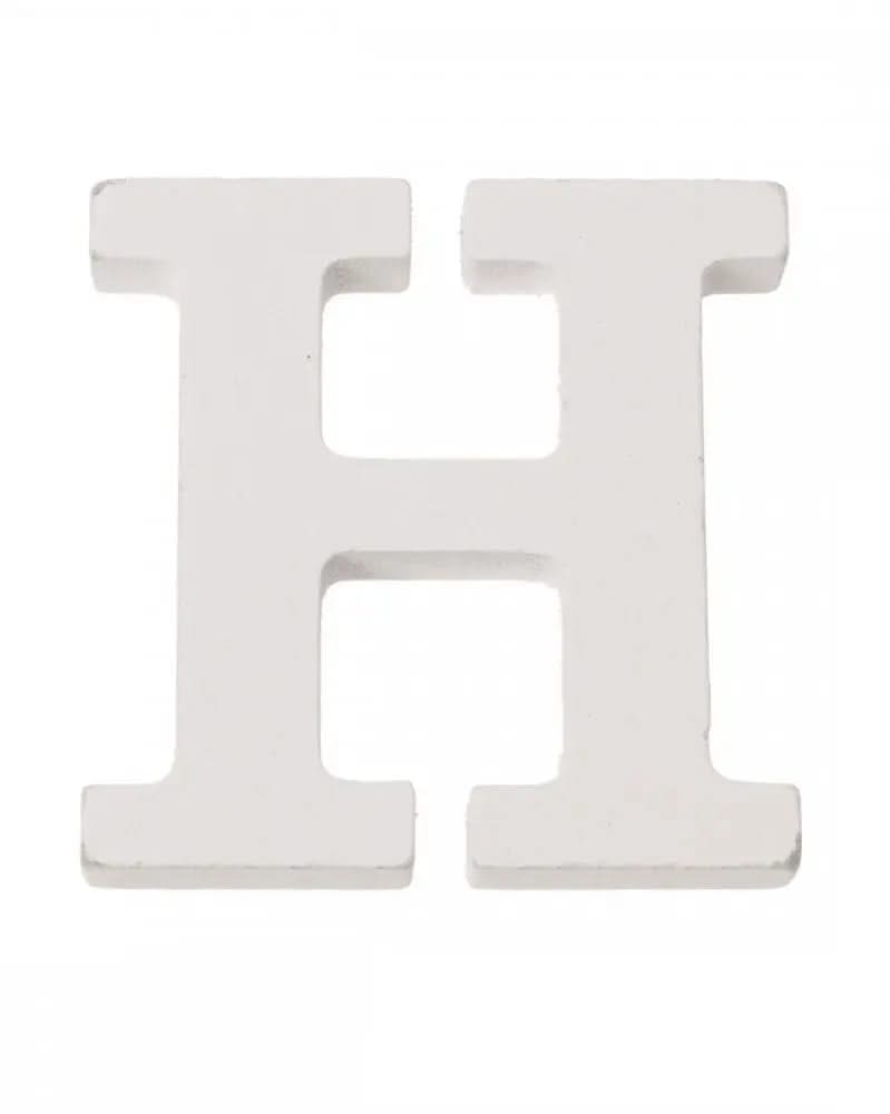 Buchstabe H 5,5x0,9cm 1Stk. MDF - Kidis Art