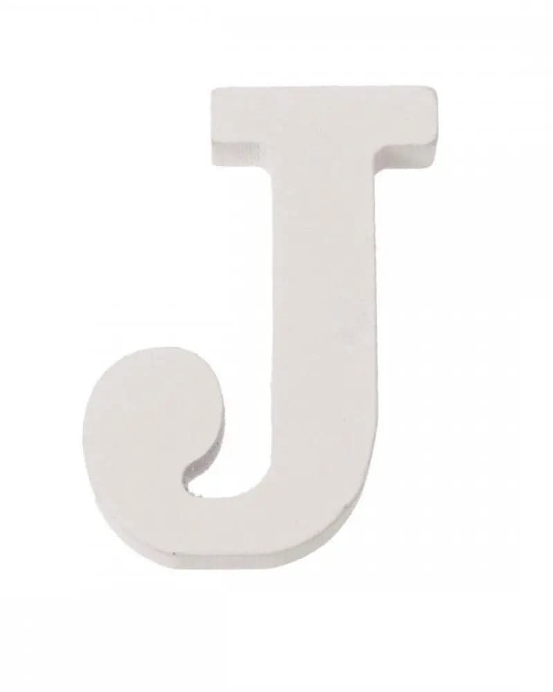 Buchstabe J 5,5x0,9cm 1Stk. MDF - Kidis Art