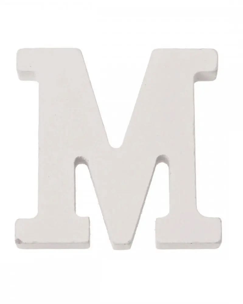Buchstabe M 5,5x0,9cm 1Stk. MDF - Kidis Art
