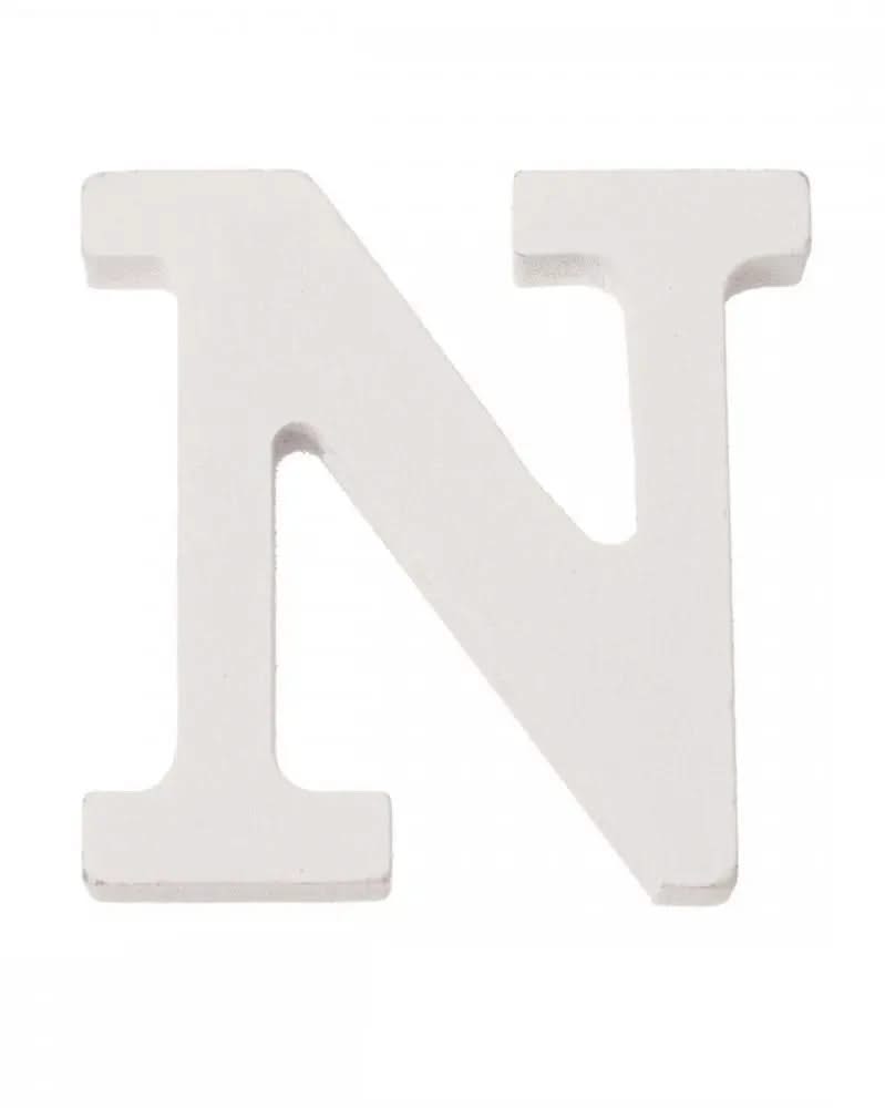 Buchstabe N 5,5x0,9cm 1Stk. MDF - Kidis Art