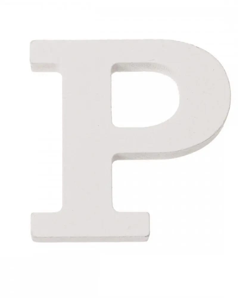 Buchstabe P 5,5x0,9cm 1Stk. MDF - Kidis Art