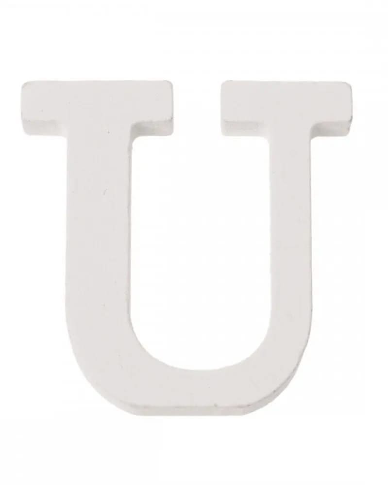Buchstabe U 5,5x0,9cm 1Stk. MDF - Kidis Art