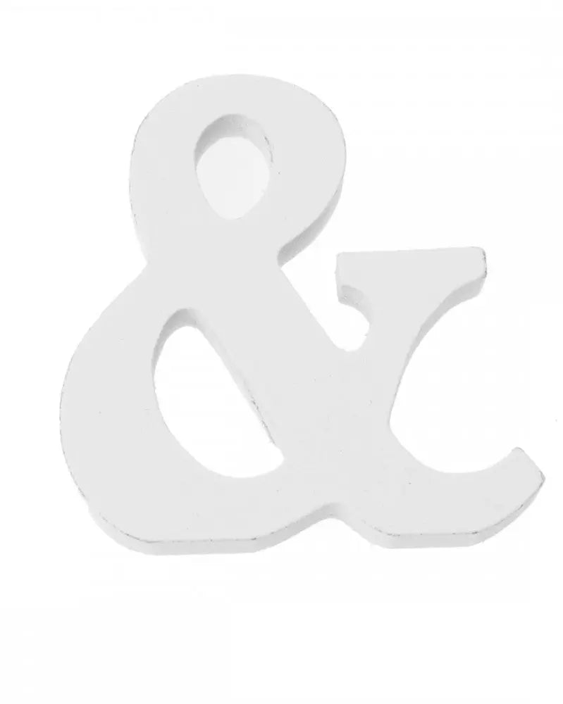 Buchstabe & 5,5x0,9cm 1Stk. MDF