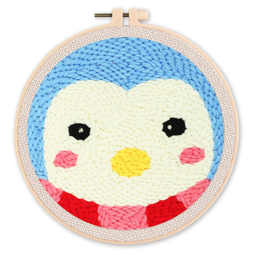 Punch Needle 20x20 Pinguin - Kidis Art