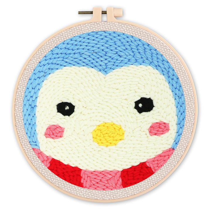 Punch Needle 20x20 Pinguin