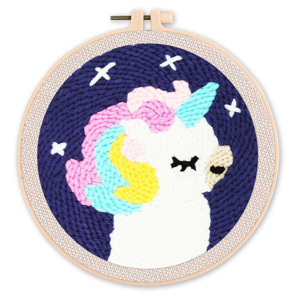 Punch Needle 20x20 Bezauberndes Einhorn - Kidis Art
