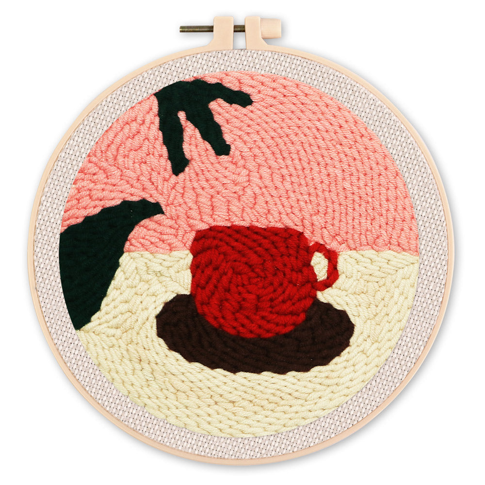 Punch Needle 20x20 Heisse Schokolade