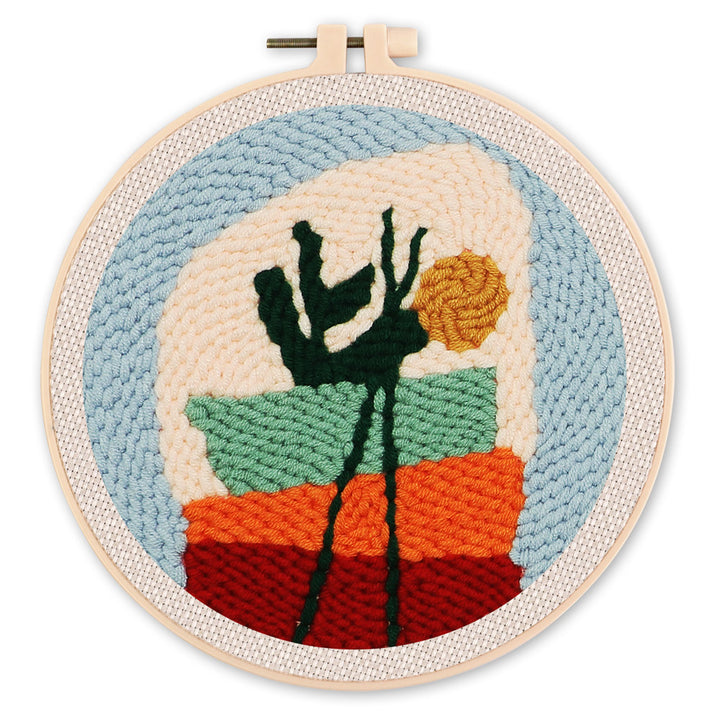 Punch Needle 20x20 Blumenkomposition 1