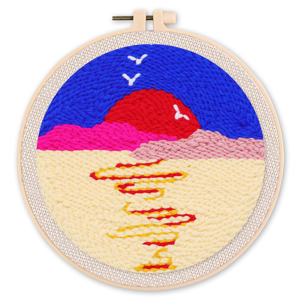 Punch Needle 20x20 Wüstensonne