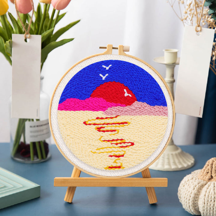 Punch Needle 20x20 Wüstensonne