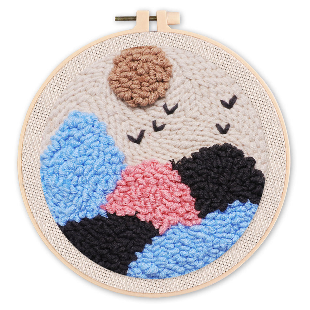 Punch Needle 20x20 Rolling Hills - Kidis Art