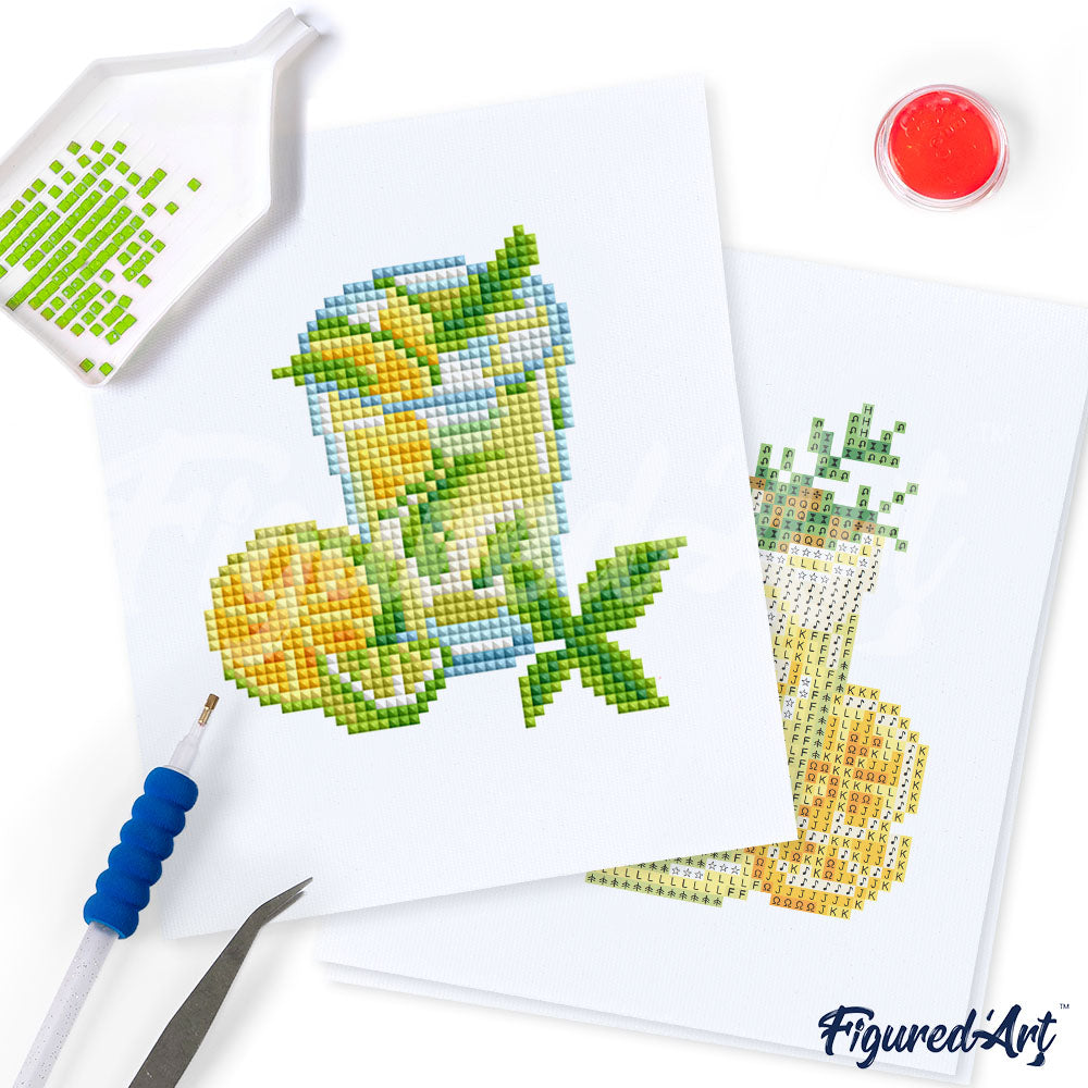 Mini-Serie Diamond Painting – Mocktails - Kidis Art