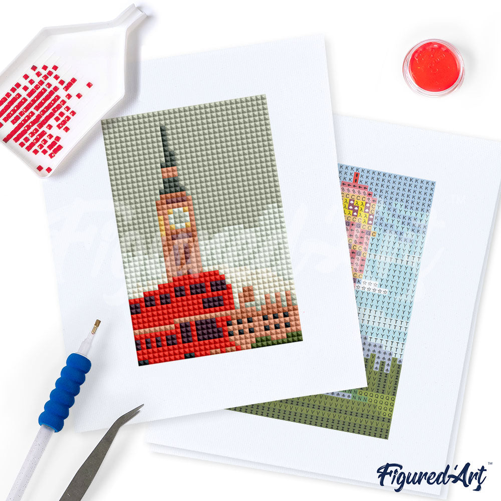 Mini-Serie Diamond Painting Weltstädte - Kidis Art