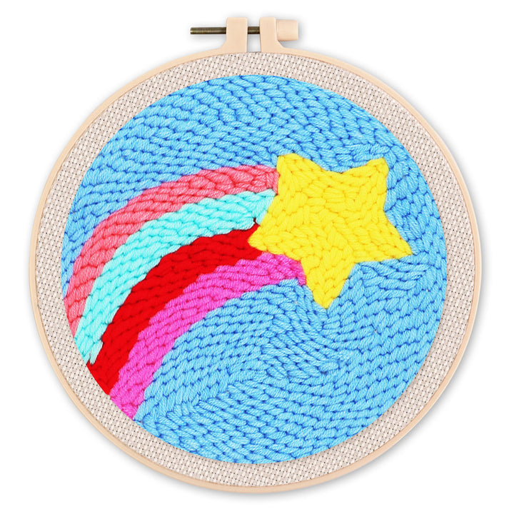 Punch Needle 20x20 Sternschnuppe