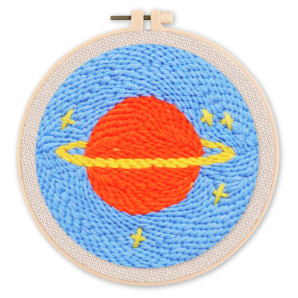 Punch Needle 20x20 Saturn - Kidis Art