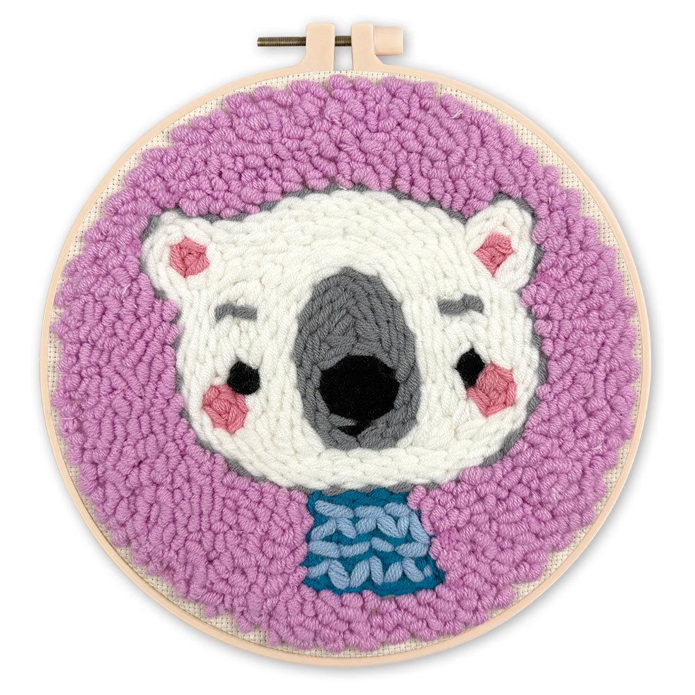 Punch Needle 20 x 20 cm Niedlicher Koala
