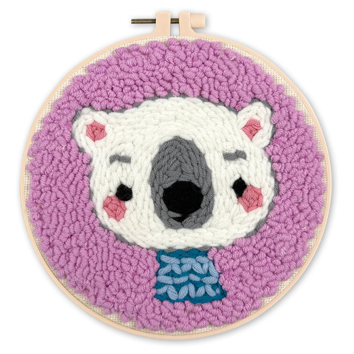 Punch Needle 20 x 20 cm Niedlicher Koala