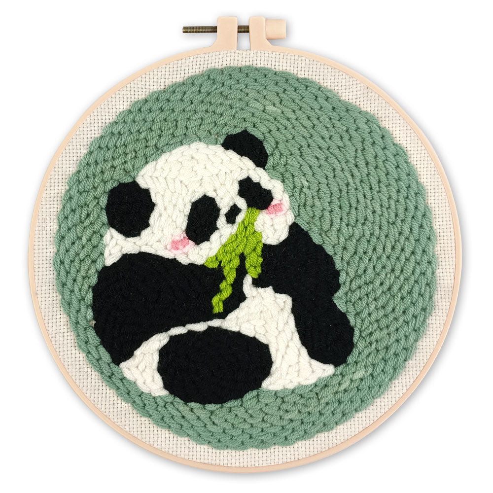 Punch Needle 20 x 20 cm Panda 2
