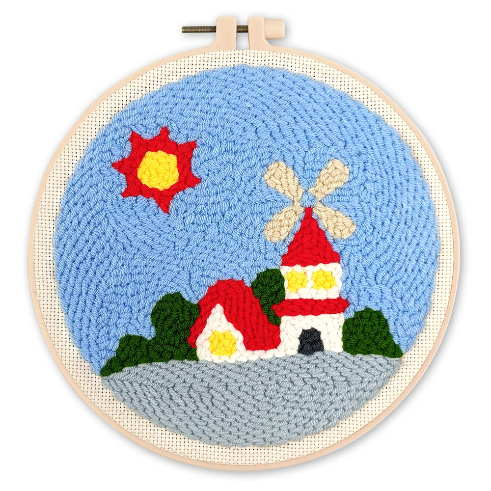 Punch Needle 20 x 20 cm Sonnenblume 