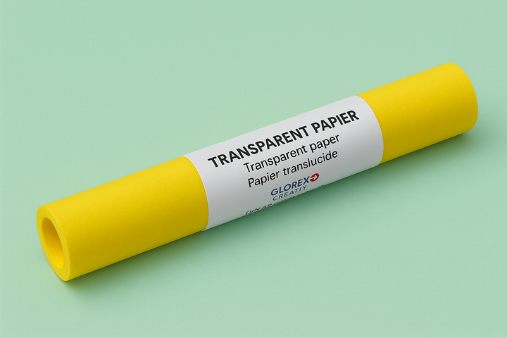 Transparentpapier gelb 1 Rolle - Kidis Art