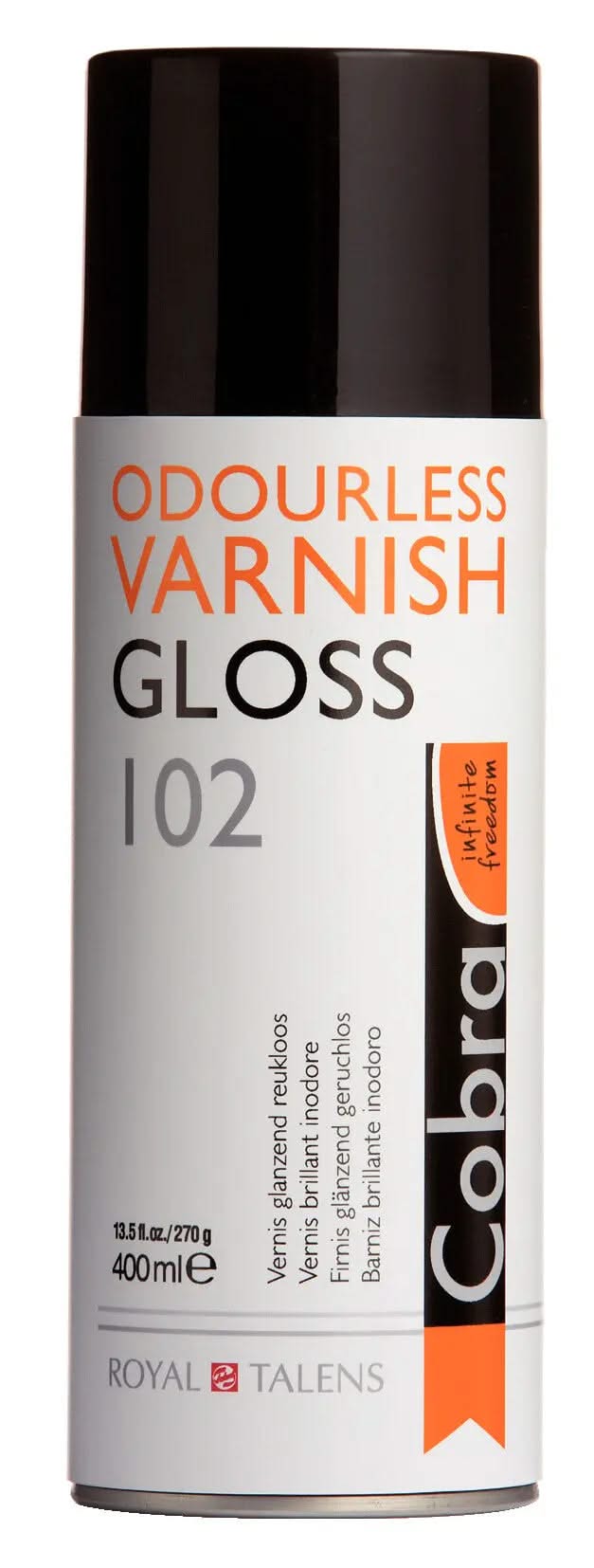 Cobra Firnis, Glänzend 102 Spraydose 400 ml - Kidis Art