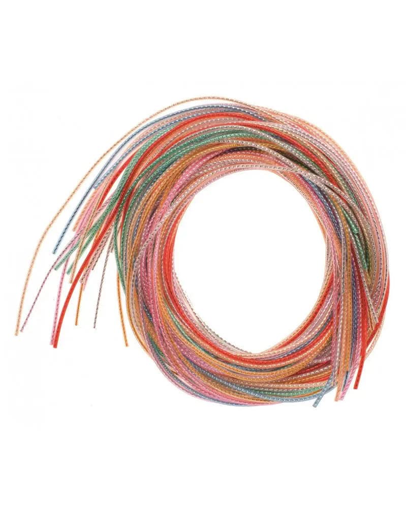 Colour Strips metallic 20Stk 100cm lang, 10 Fb. sortiert - Kidis Art