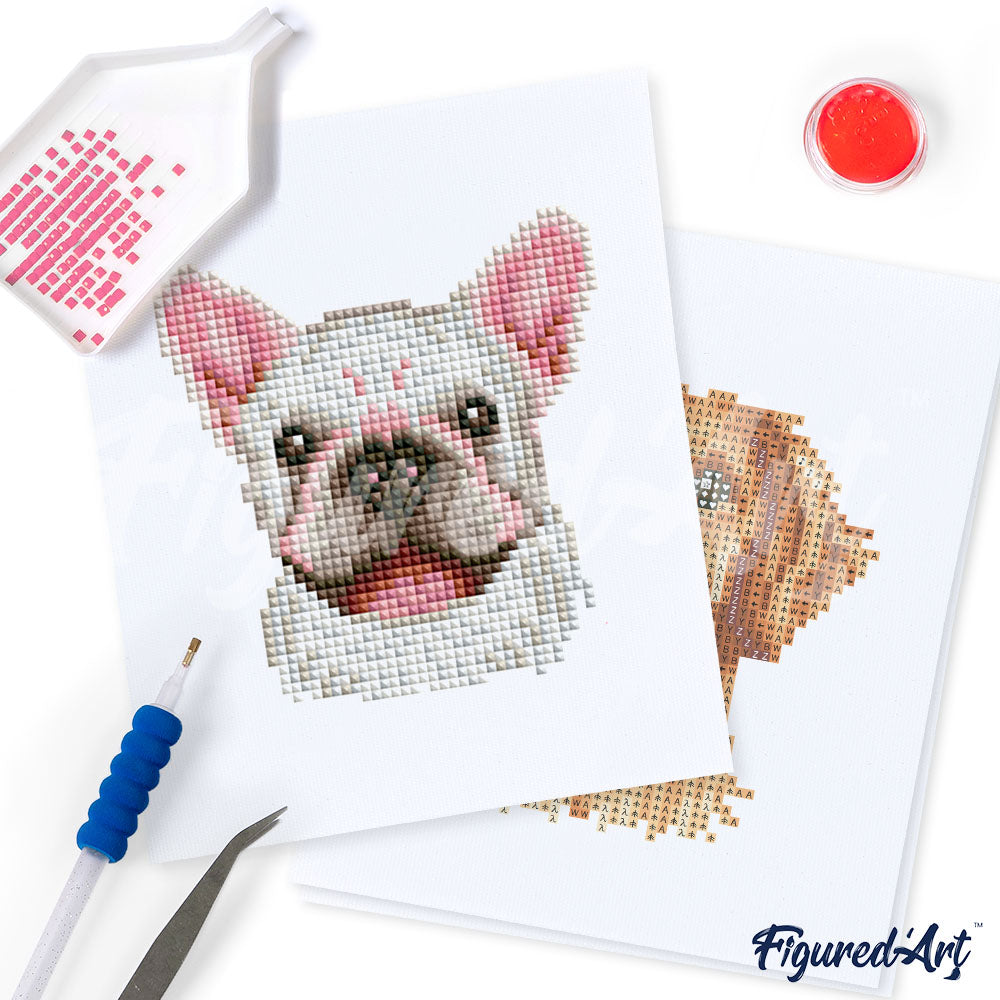 Mini-Serie Diamond Painting – Hunde - Kidis Art