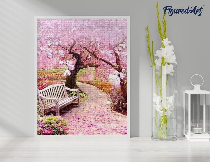 Diamond Painting 40x50 gerollte Leinwand Figured’Art Magnolia - Kidis Art