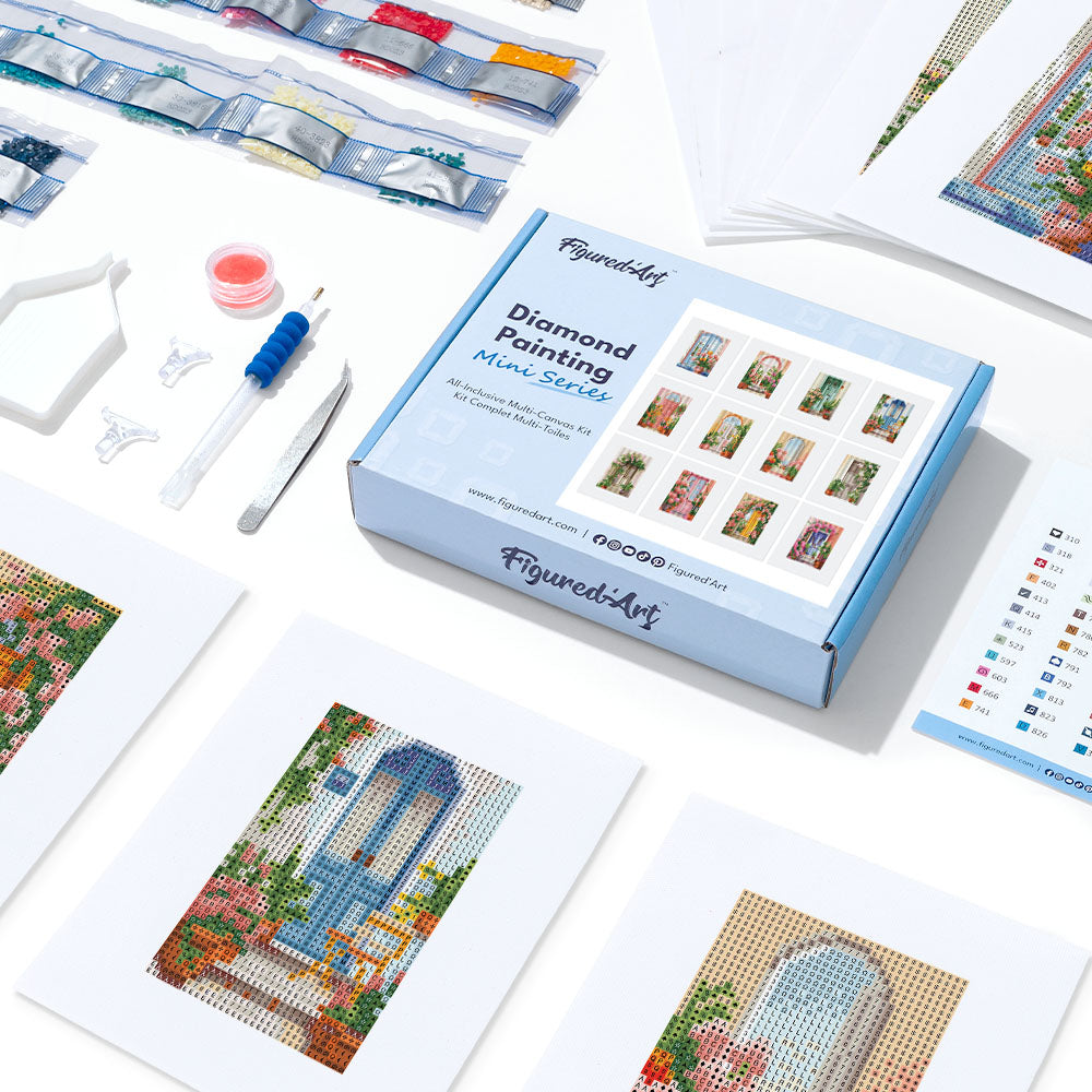 Mini-Serie Diamond Painting – Türen - Kidis Art