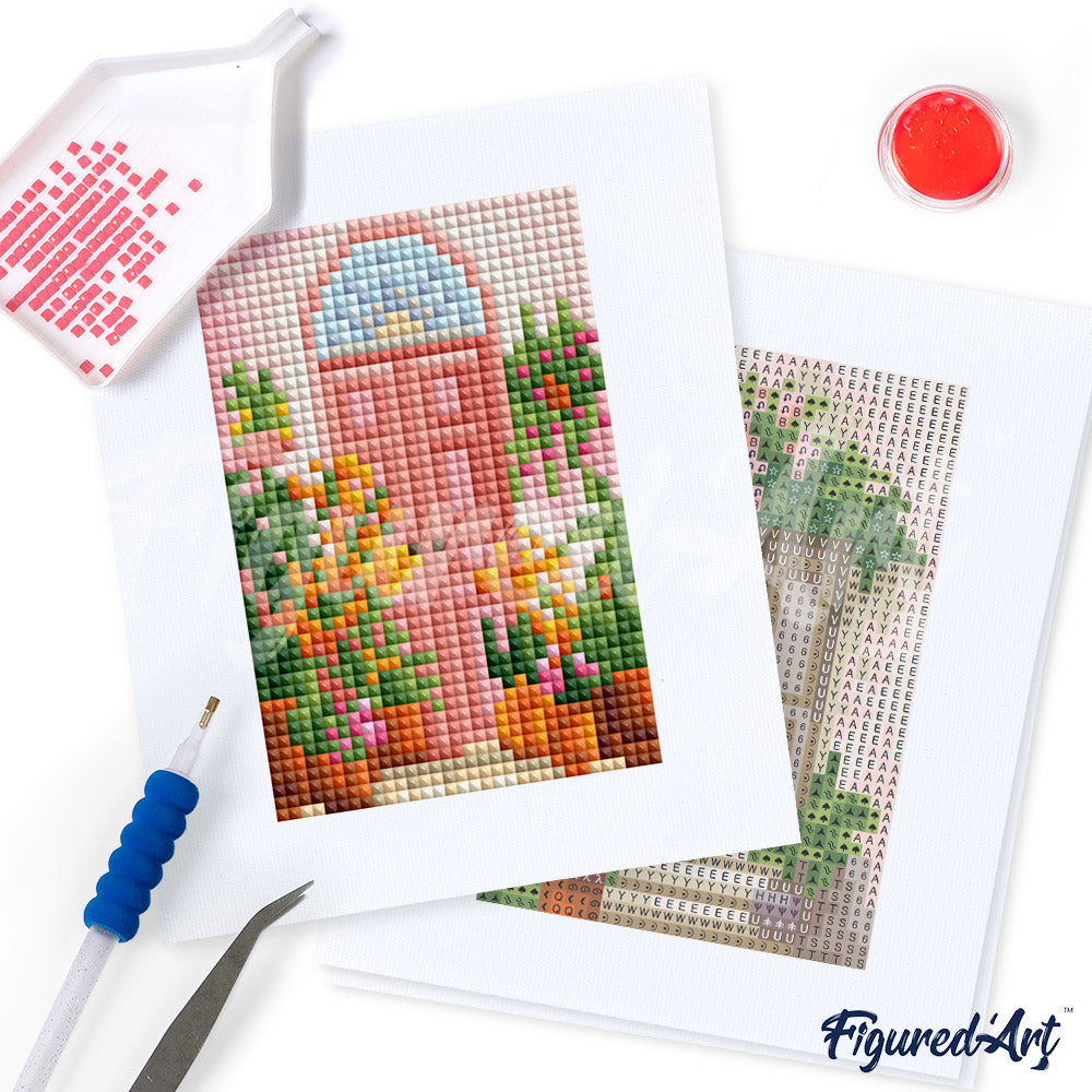 Mini-Serie Diamond Painting – Türen - Kidis Art