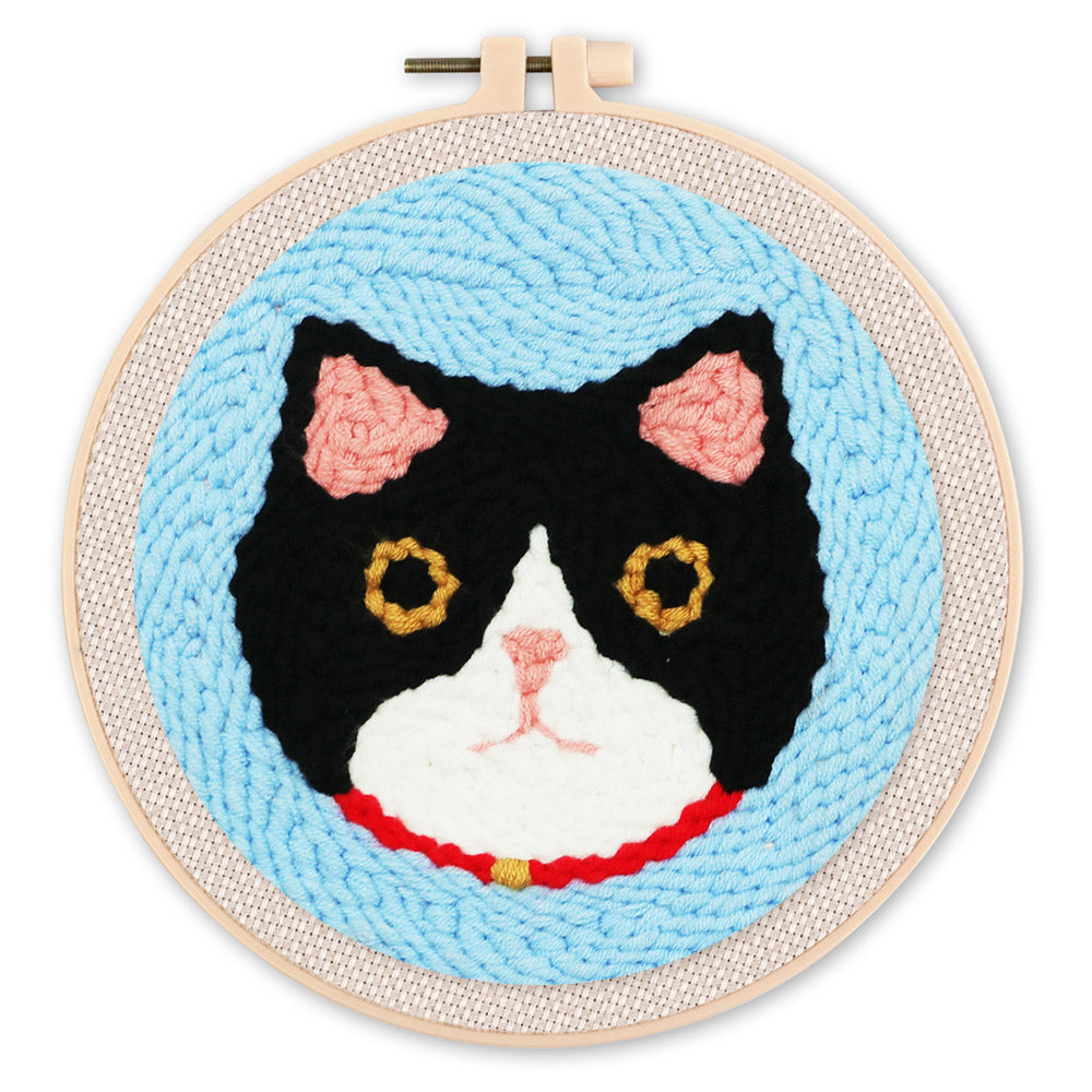Punch Needle 20x20 Katzenkopf - Kidis Art