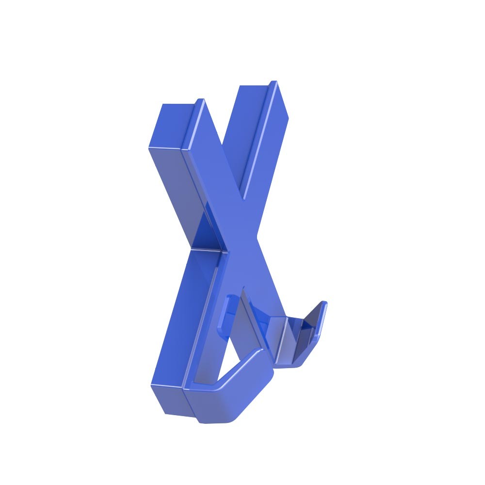 MEGA Magnet CROSS XL DAHLE 95550 Blau, 10 Stück