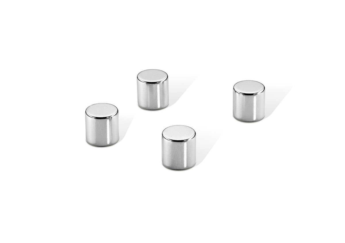 Starker Megadym Kraftmagnet DAHLE 95901 CYLINDER Silber